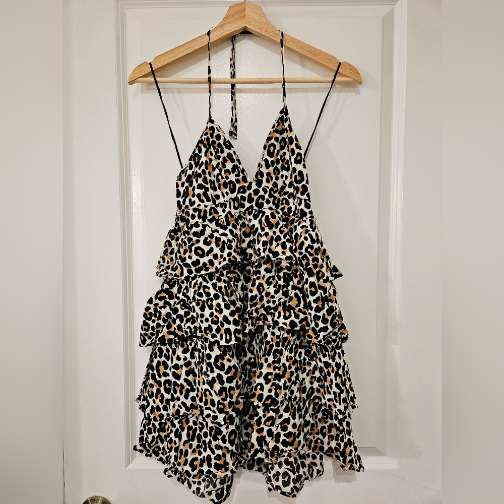 H&M | Leopard Print Mini Dress